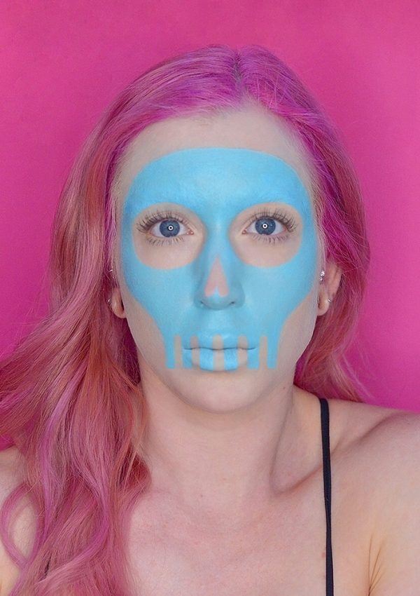 Pastel Skull Halloween Makeup Tutorial
